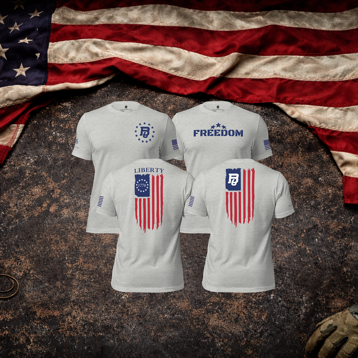 Blue Label Patriot Pack: Liberty + Freedom Tees