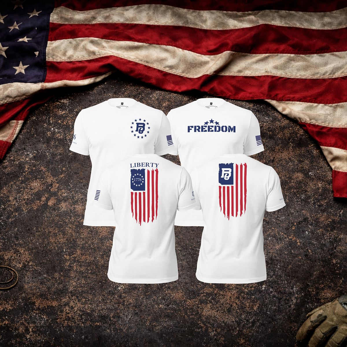 Blue Label Patriot Pack: Liberty + Freedom Tees