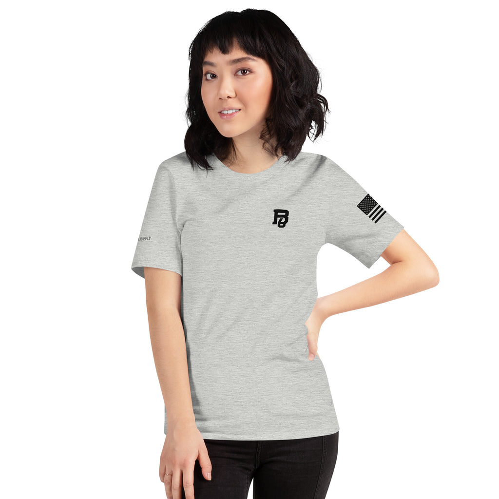Bravo Six "American Mom, Brunette Hair" Black Label Women's t-shirt
